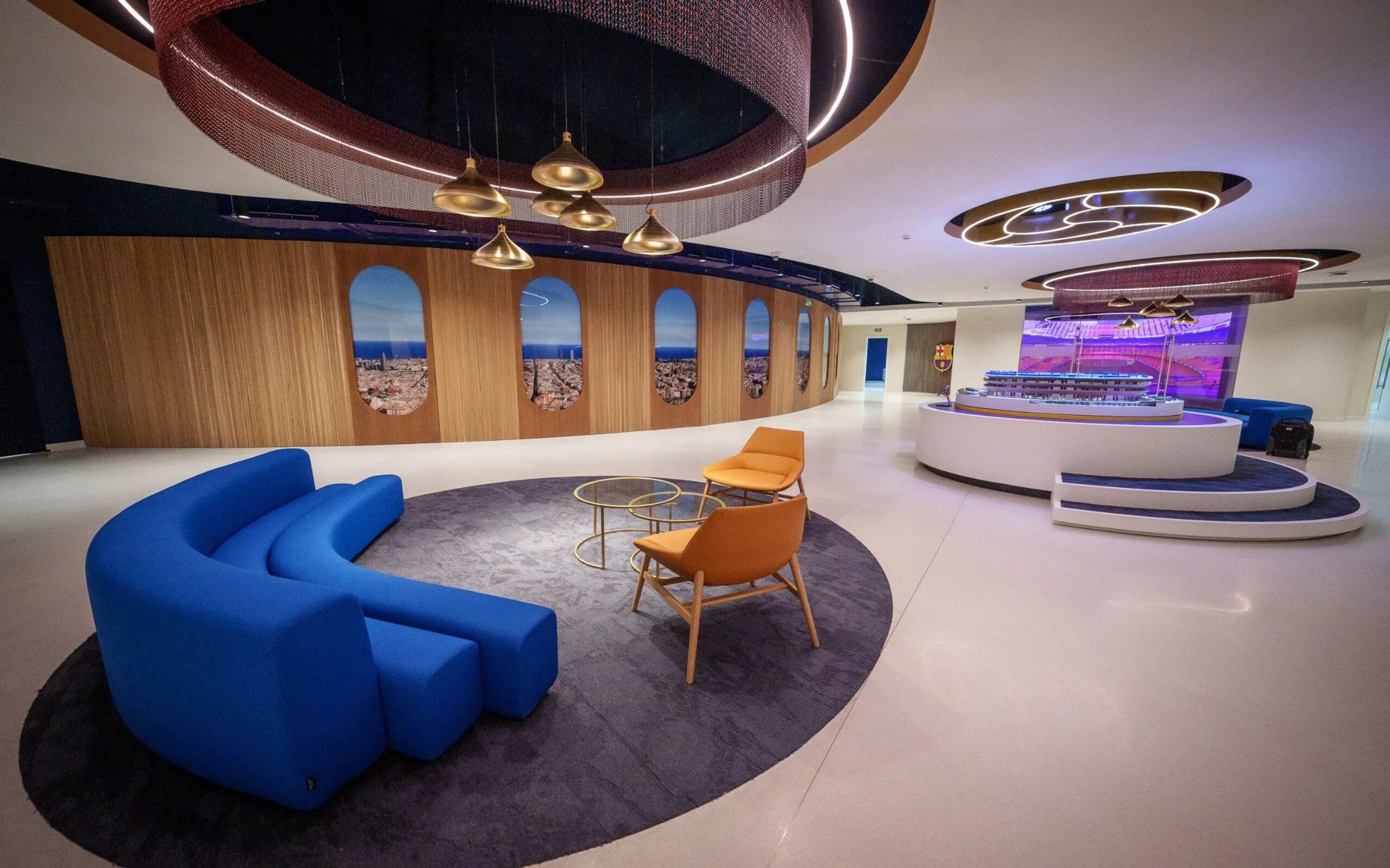 FC Barcelona Sales Center Lobby