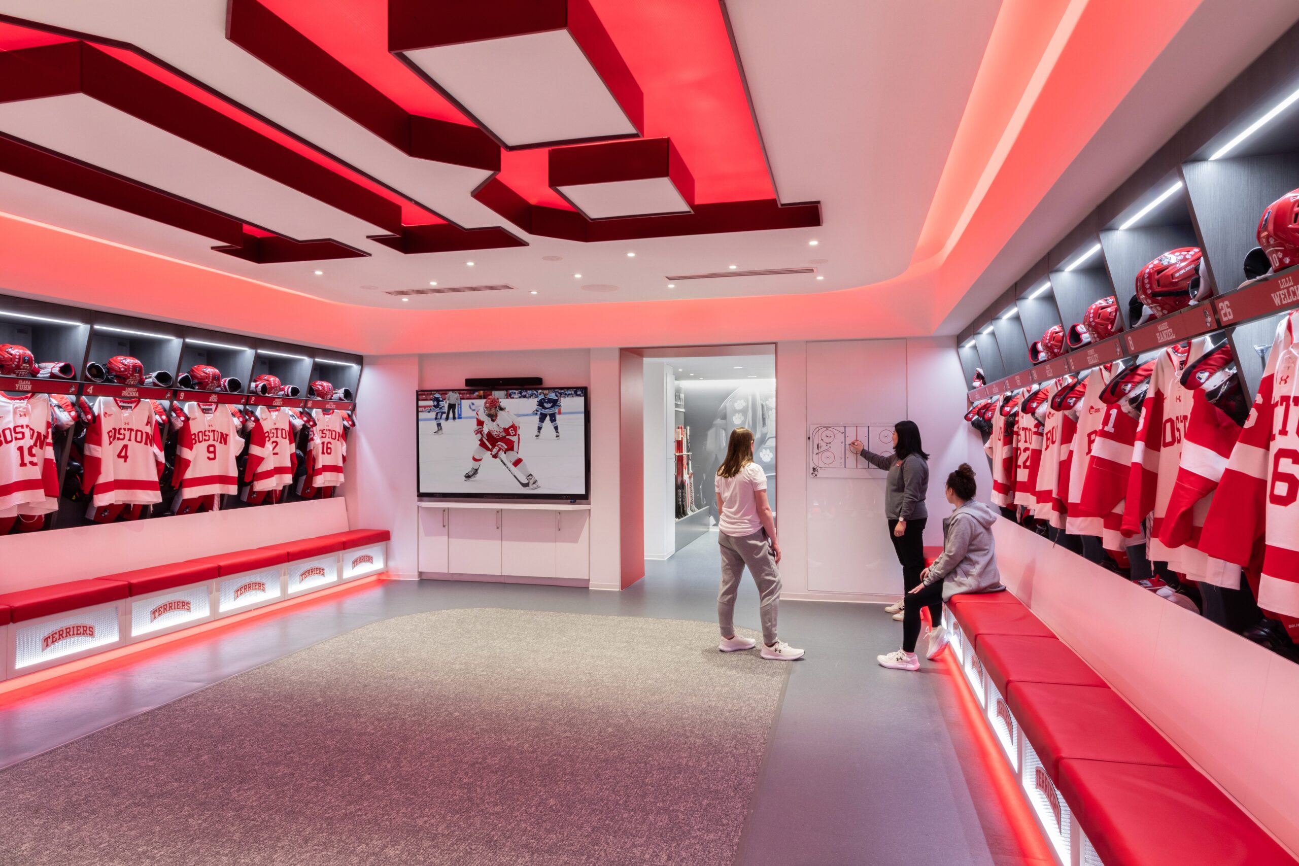 Boston University Women's Hockey Team Spaces