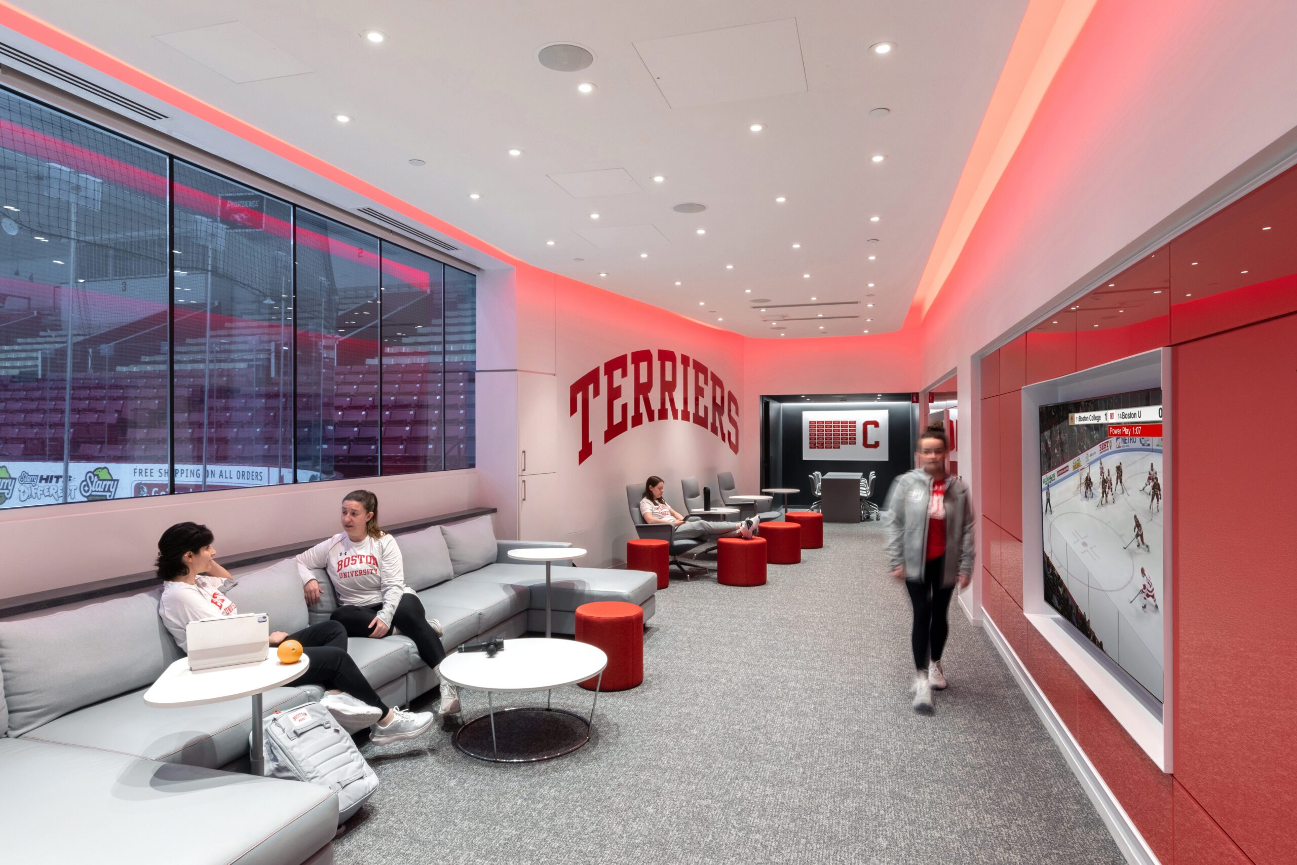 Boston University Women's Hockey Team Spaces