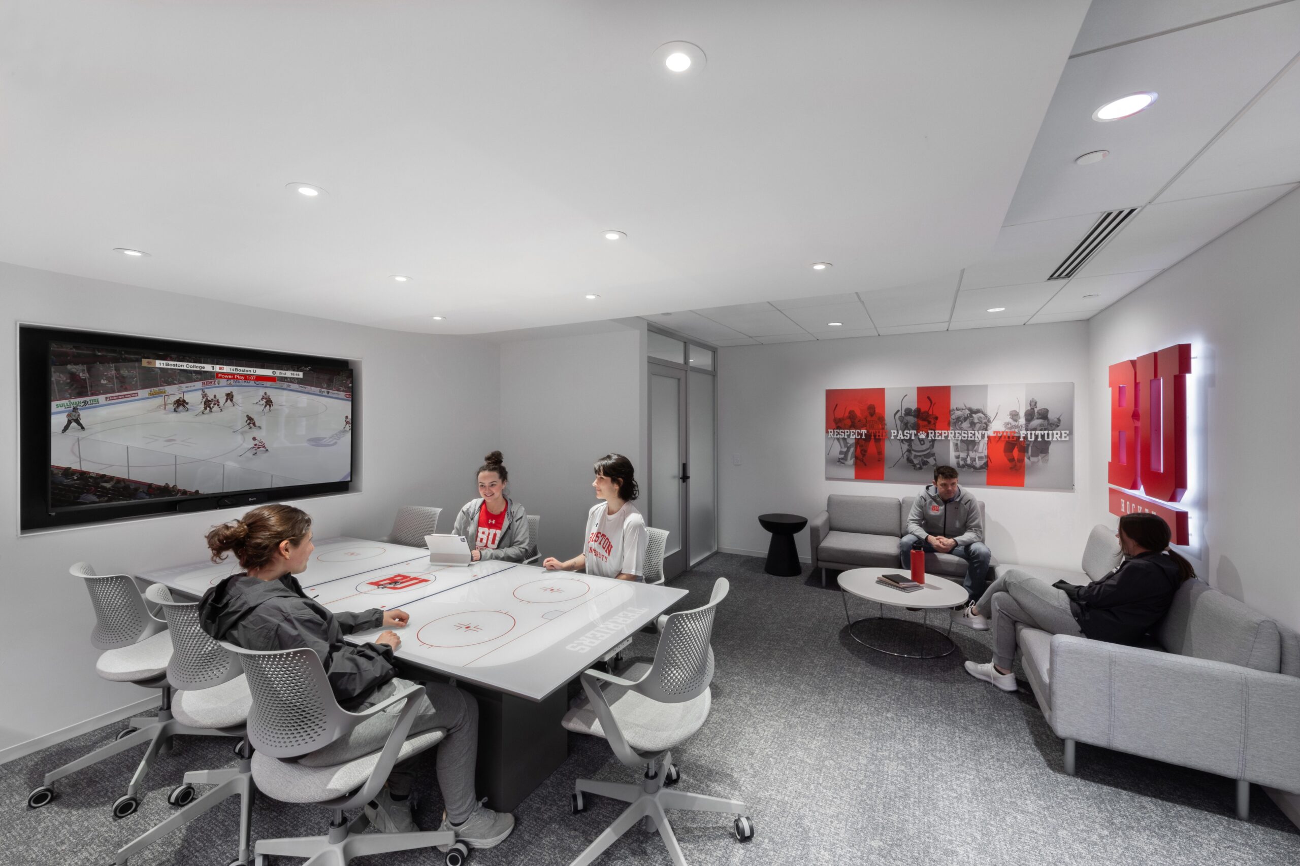 Boston University Women's Hockey Team Spaces