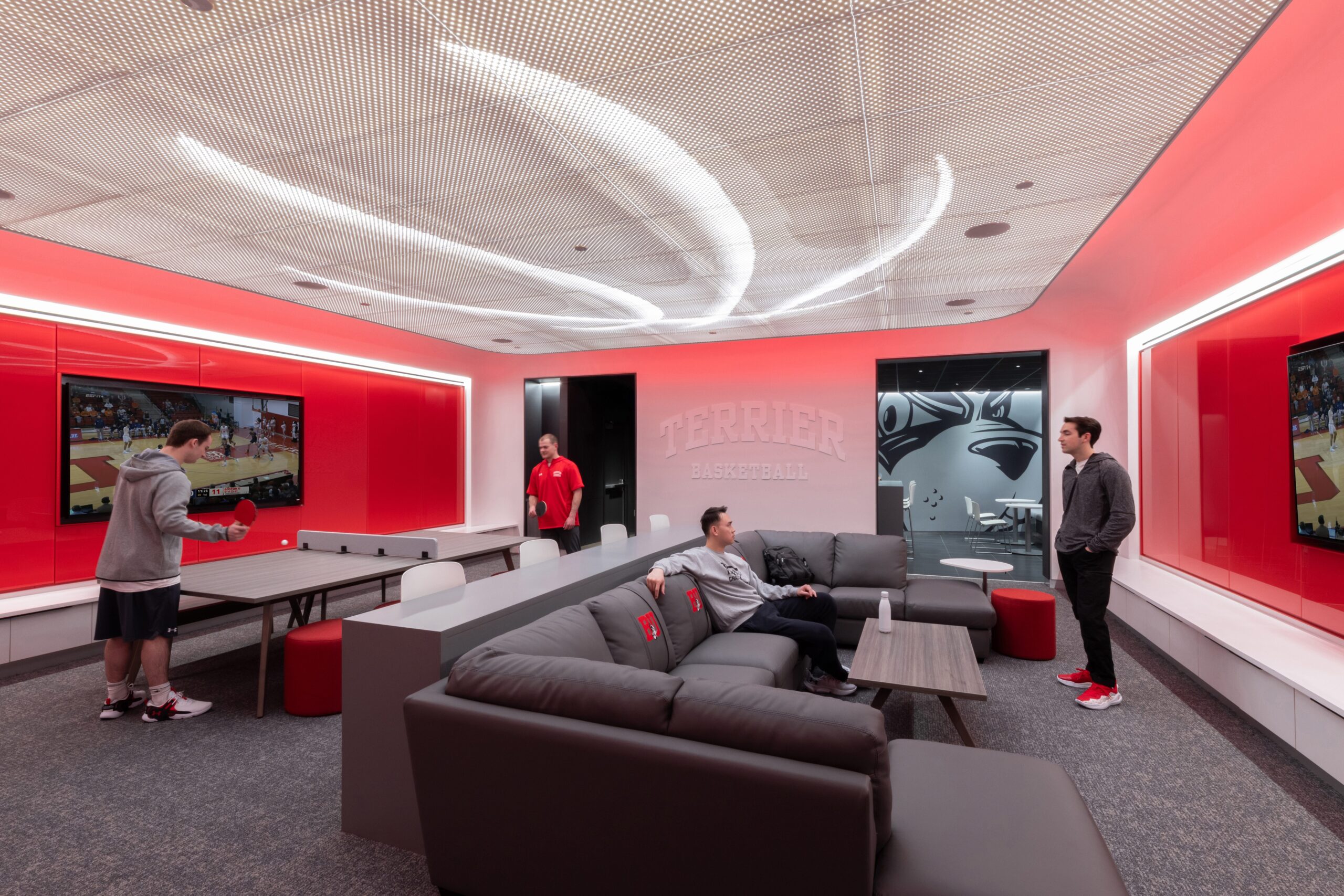 Boston University Men's Basketball Team Space