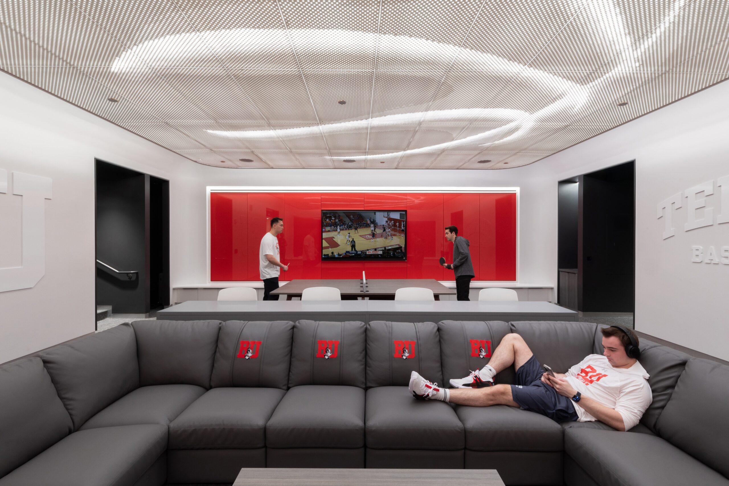 Boston University Men's Basketball Team Space