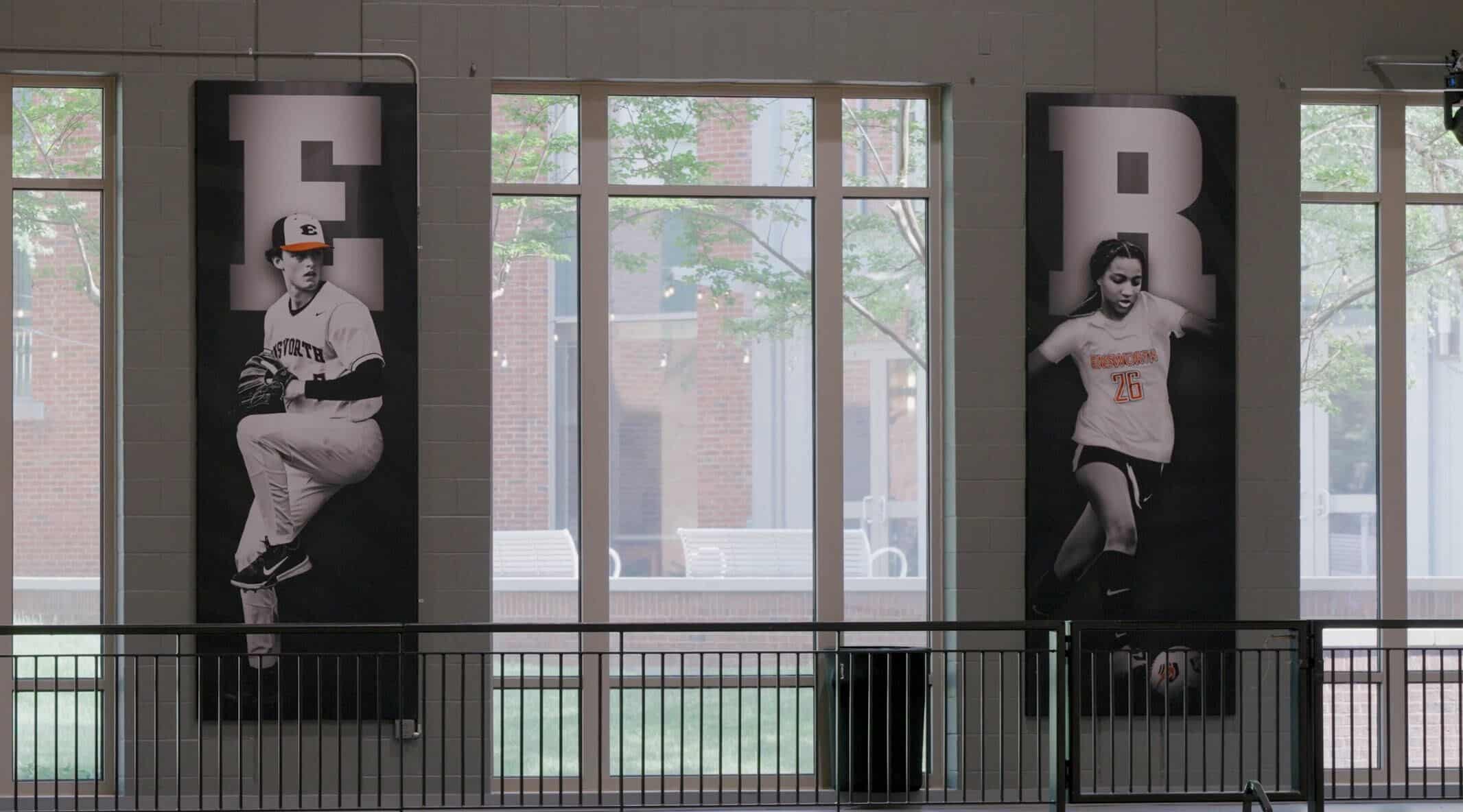Life-Size Student Athlete Graphic